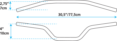 ZCP DIRT TRACK HIGH CHROME DIMPLED 4-1/2 (ES)