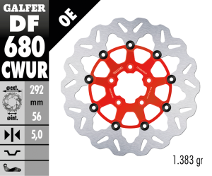 Galfer Wave FR Floating 11.5" Red (ES)