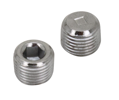 Chrome fork drain plugs FL49-e77