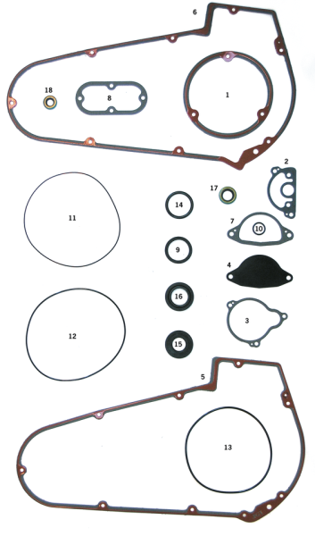5PCK SHIFTER SHAFT SEAL FX74-85 (ES)