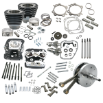S&S 124HSU kit TC88B01-06 w/heads black