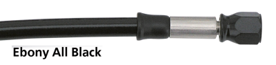 Ebony all black brake line 19" TUV (ES)