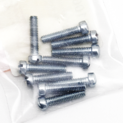 10pck Fillisterhead screw 8-32x3/4 WhP (ES)