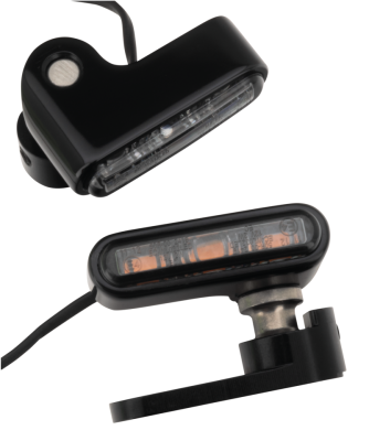 Front turn signals black XL/FXD/F*ST (ES)