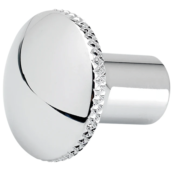 JM Choke Knob Knurled Chrome (ES)