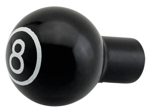 JM Choke Knob 8 Ball Black