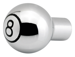 JM Choke Knob 8 Ball Chrome