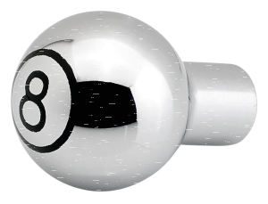 JM Choke Knob 8 Ball Chrome (ES)