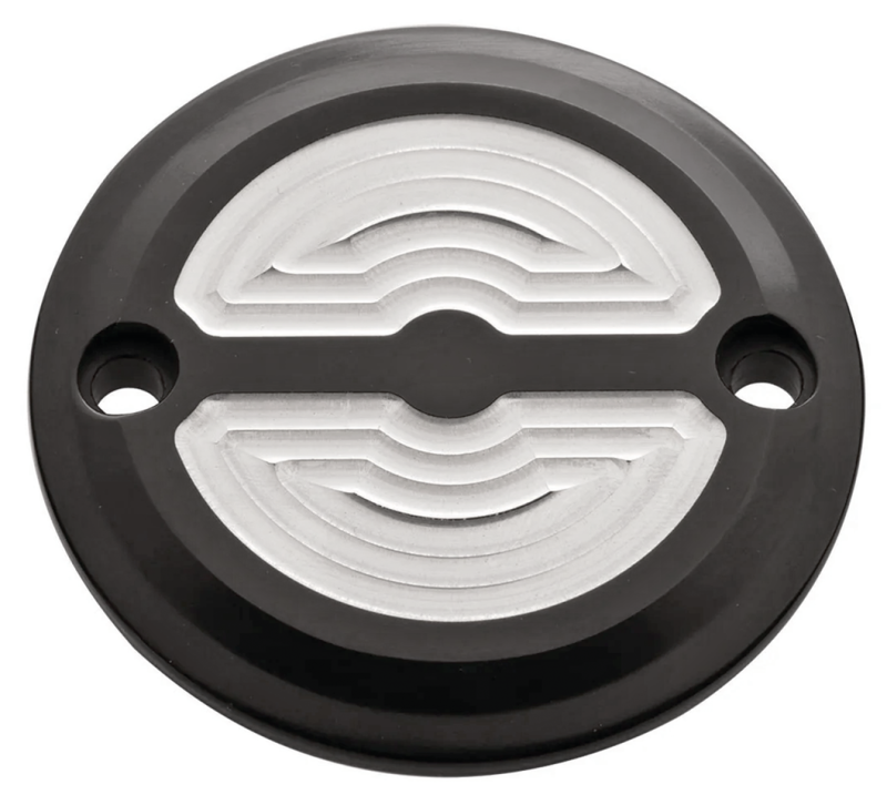 JM Timing Cover Milled Blk FLH/T17-Up (ES)