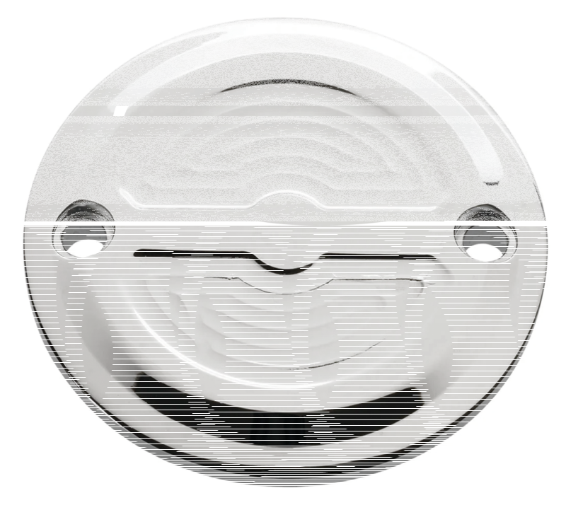 JM Timing Cover Milled Chr FLH/T17-Up (ES)