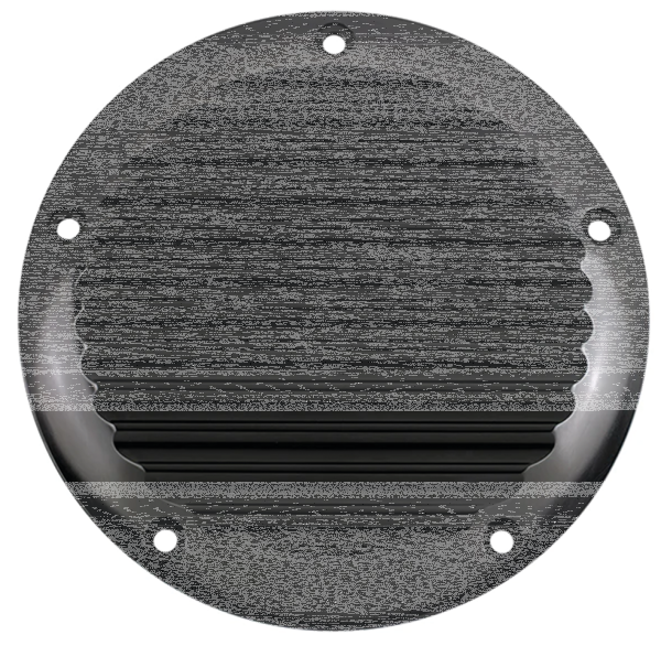 JM Derby Cover Finned Blk BT99-18 (ES)