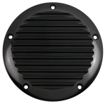 JM Derby Cover Finned Blk FLH/T15-Up