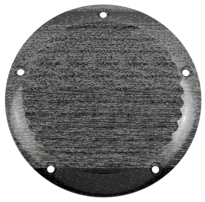 JM Derby Cover Finned Blk FLH/T15-Up (ES)