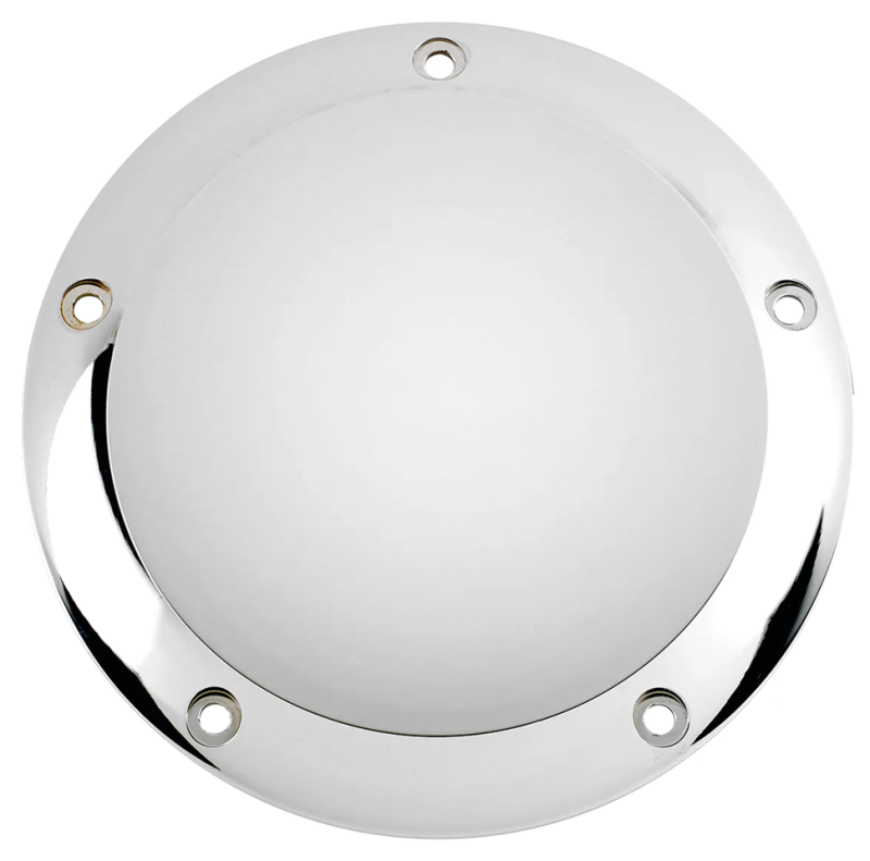 JM Derby Cover Smooth Chr FLH/T15-Up (ES)