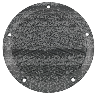 JM Derby Cover V-Fin Blk FLH/T15-Up (ES)