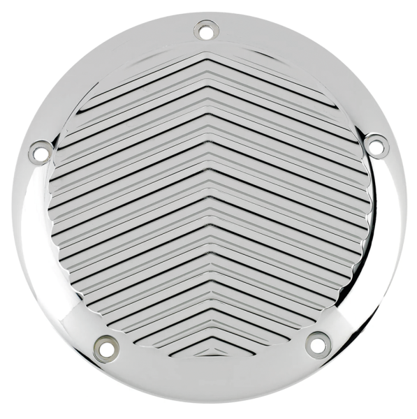JM Derby Cover V-Fin Chr FLH/T15-Up (ES)