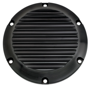 JM Derby Cover Finned Blk XL04-22