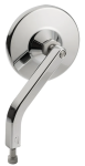 JM Mirror No. 7 Solid Short LH Chrome