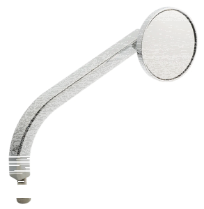 JM Mirror No. 2 Solid Long RH Chrome (ES)