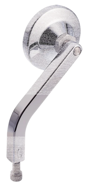 JM Mirror No. 2 Solid Short LH Chrome (ES)