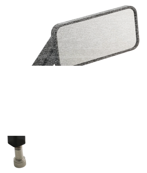 JM Mirror No. 1 Solid Short RH Black (ES)
