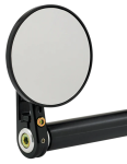 JM Bar-End Mirror 3-1/4" Stem D Black