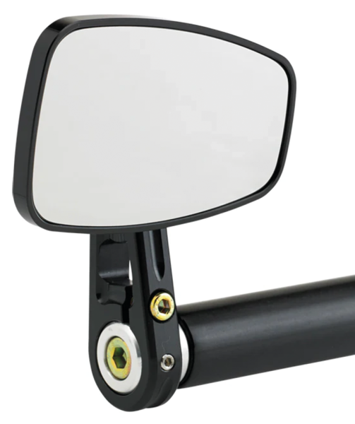 JM Bar-End Mirror Cafe Stem D Black (ES)
