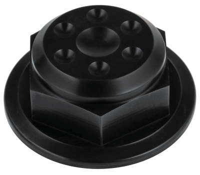 JM Steering Stem Nut Black Indian 14-Up