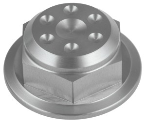 JM Steering Stem Nut Silver Indian 14-Up