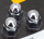 CHROME ACORN NUTS 3/8-16 UNC 3pck