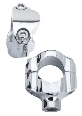 Chrome 1.5" High risers for 1.25" bars