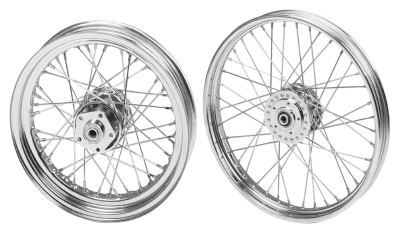 3.00x16 RR wheel FLH/T02-04 inox spokes (ES)