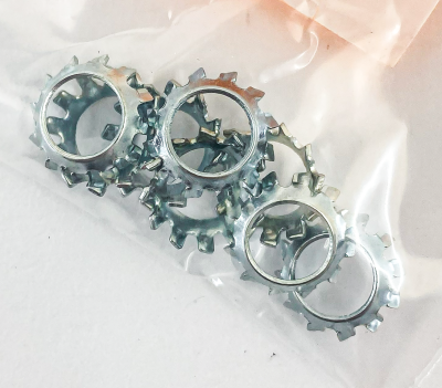 Lock washer, 1/4" countersunk, set of 8 (ES)