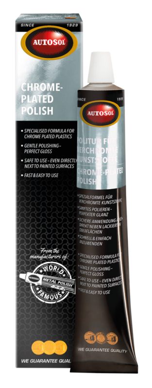 Autosol Plastic Chrome Polish 75ml EACH (ES)