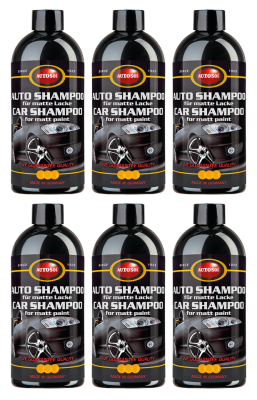 6pck Autosol Shampoo Matt Paint 500ml