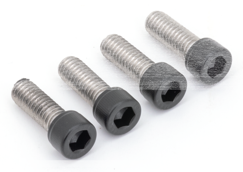 Bar Top Clamp Bolts Matt Blk K2 (ES)