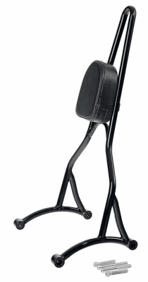 Tall Sissybar + Pad Black XL04-22 (ES)