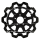 FR Bow-Tie 11.8"x5mm BL/BL 9-Spoke (ES)