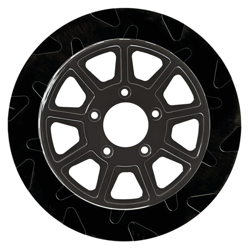 RR Smooth 11.8"x7mm BL/BL 9-Spoke (ES)