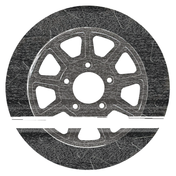 RR Smooth 11.8"x7mm BL/BL 9-Spoke (ES)