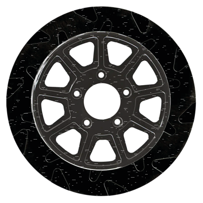 RR Smooth 11.8"x7mm BL/BL 9-Spoke (ES)