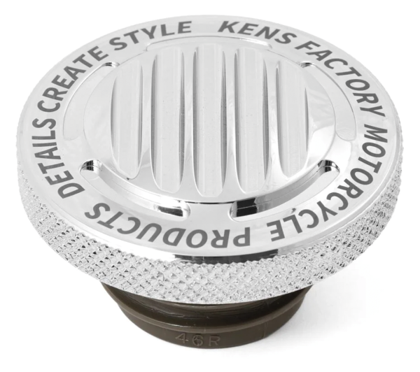 Next Level Chrome Finned Gas Cap 96-Up (ES)