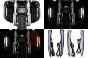 Blk Fang Lower Fairing Lights FLH/T14-Up (ES)