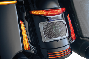 Chrome Pl. Holder/Tail Smoke FLHT14-Up