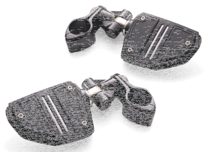 Twin Rail HW Pegs Blk Male Mounts (ES)