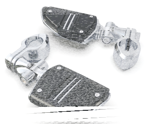 Twin Rail HW Pegs Chr Male Mounts (ES)