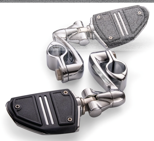 Twin Rail HW Pegs Ext. Chr Male Mounts (ES)