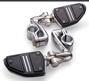 Twin Rail HW Pegs Ext. Chr Male Mounts