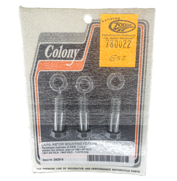 COLONY carb mount kit, parkerized (ES)