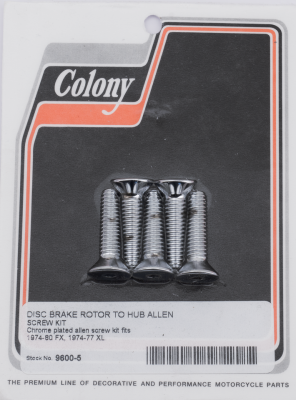 RR Sprocket Bolt Kit XL79-92 BT73-98 Zn (ES)